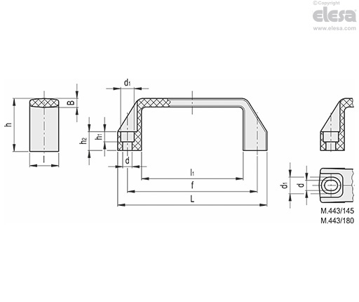 M.443-CH | Bridge handles | Elesa